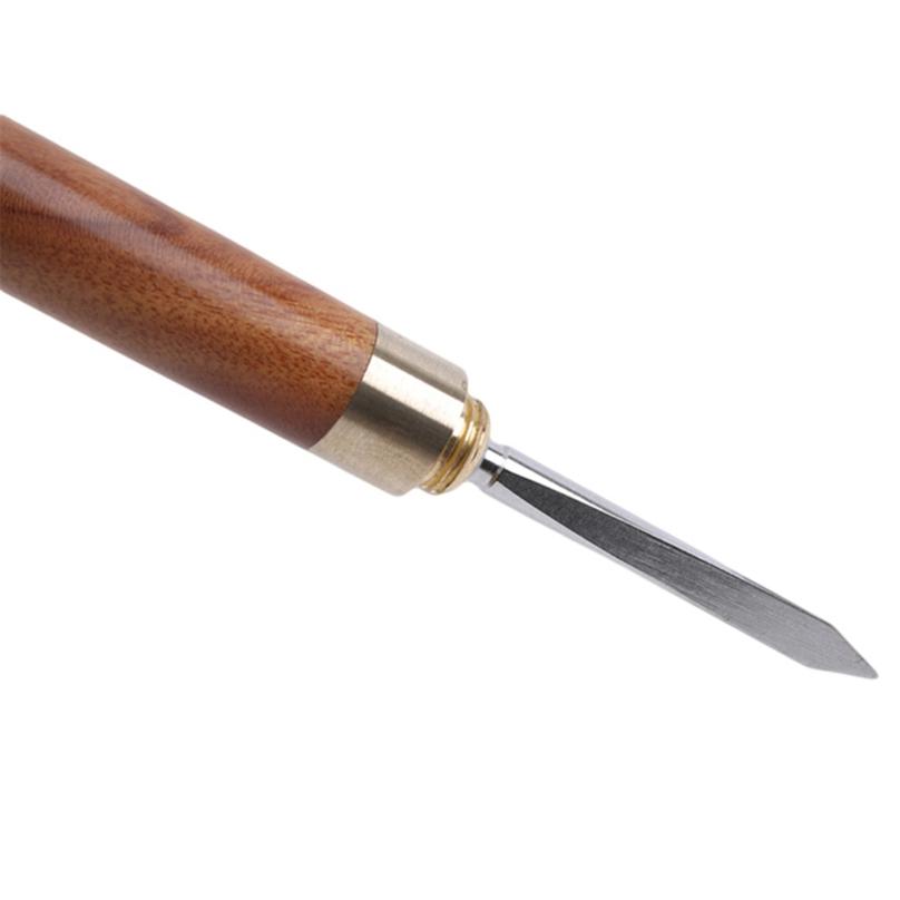 Sandalwood Tea Stainless Steel Knife Dedicated Tea Needle Tea Accessories Teasets Spiral Tea Knife