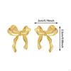 Bow Earrings for Women Versatile Fashion Studs Valentines Shopping Party