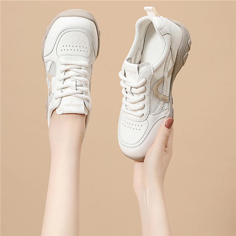 

Retro casual style sports shoes, daily commuting is not tiring, women s shoes, round head, light mesh, breathable, casual moral training shoes 35