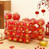 Waterproof Plastic Chinese Lanterns Hanging Ornament For Tree Window Door Wedding Chinese Spring Festival Decoration
