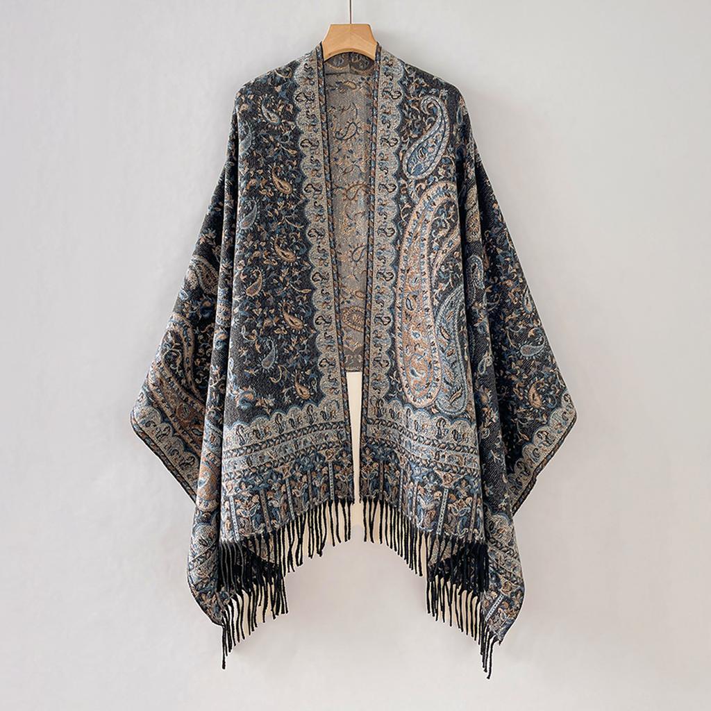 Design Paisley Printed Cashmere Scarf Women Winter Pashmina Shawls And Wraps Thick Warm Bufanda Stoles Blanket Luxury