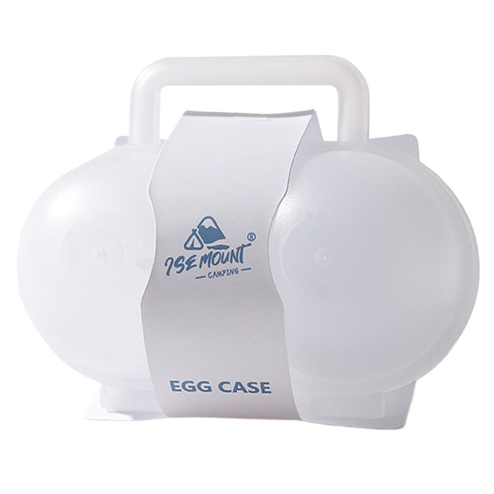 1/2Pcs 2 Grid Egg Box Portable Egg Holder Anti-fall Egg Container Anti Shake Egg Storage Box Multifunctional for Camping Picnic