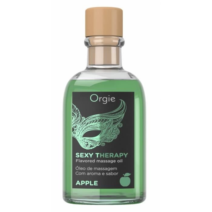 Huile de massage - Orgie - Sexy Therapy - Pomme - 100ml - Texture fluide