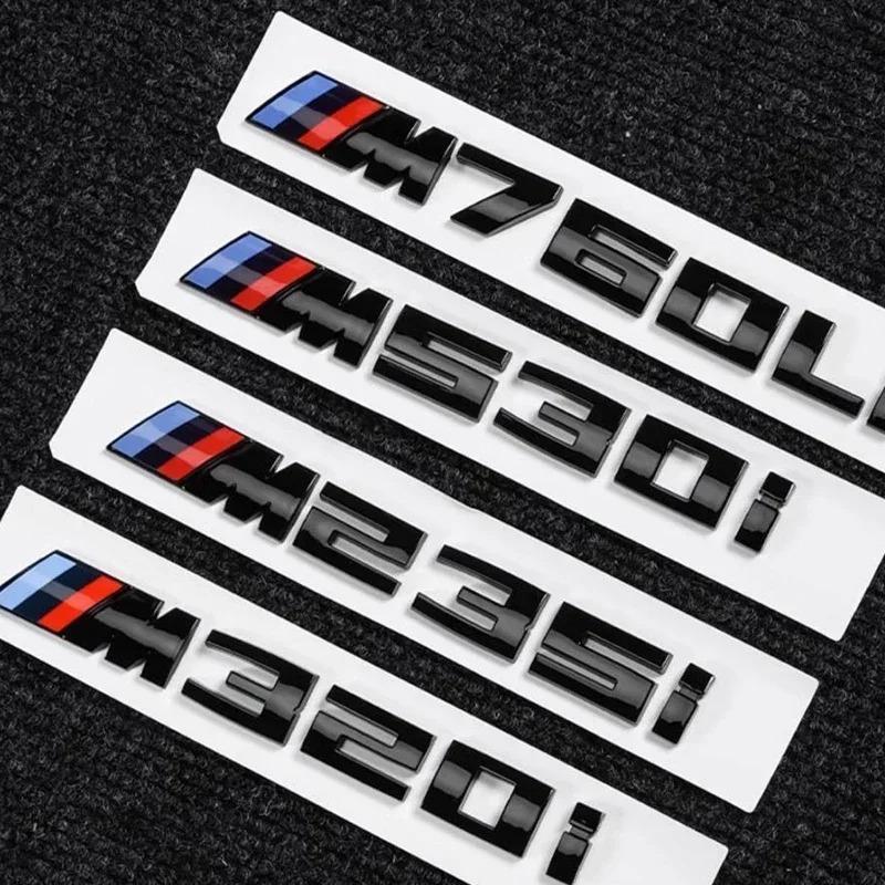 3D ABS Car M Logo Sticker Rear Trunk Emblem Badge for BMW M125i M135i M140i M235i M240i M320i M330i M340i M350i M440i - ABS Mate IF7