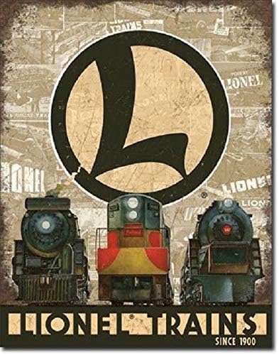 

SRongmao Lionel Train Legacy Railroad Retro Ad Poster Wall Art Decor Metal Tin Sign inaluminum 20x30cm（7.8x11.8inch）