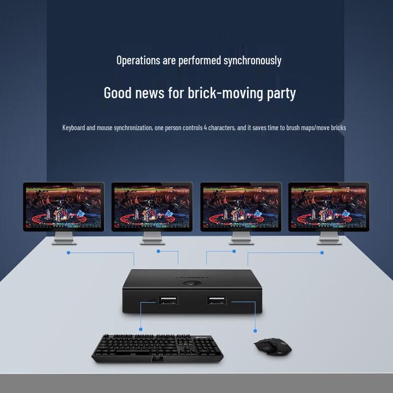 Ugreen CM228 4-Port USB KVM Switch