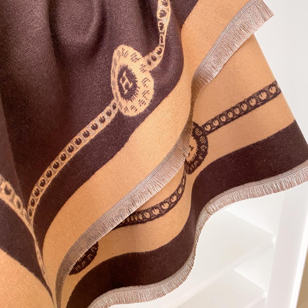 Luxury Design War Horse Print Thick Scarf Women Winter Scarfs Fashion Big Size Hijabs Scarves For Ladies Shawls Wraps Pashmina