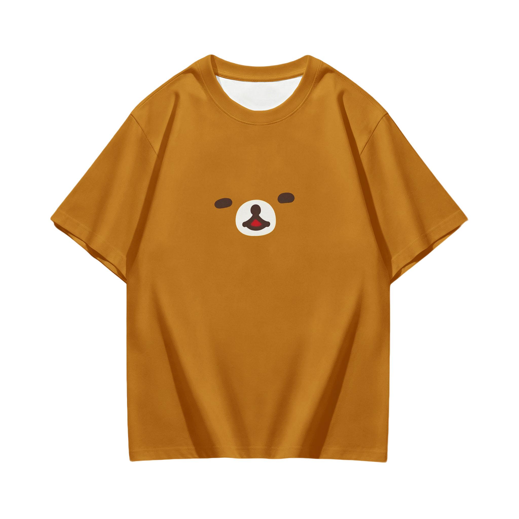 

Rilakkuma T-Shirt 3D Graphic Print Tee Shirt Kawaii Anime Short Sleeve Casual Top Unisex Tees Japanese Anime Y2K Summer T Shirt S