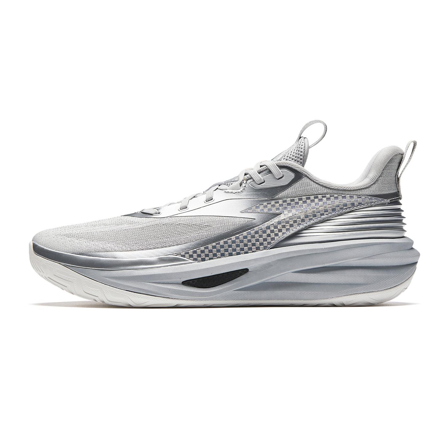 Anta Chasing Light Basketball Shoes Men s Silver 912611108-6 39