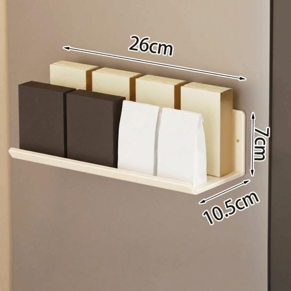 Wandmontiertes magnetisches Lagerregal Platzsparend Haushaltsorganisator Gewürzregal für Gewürze Büro