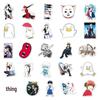 50 Japanese Anime Gintama Stickers: Waterproof Decorating Set for Notebooks, Laptops, and Suitcases