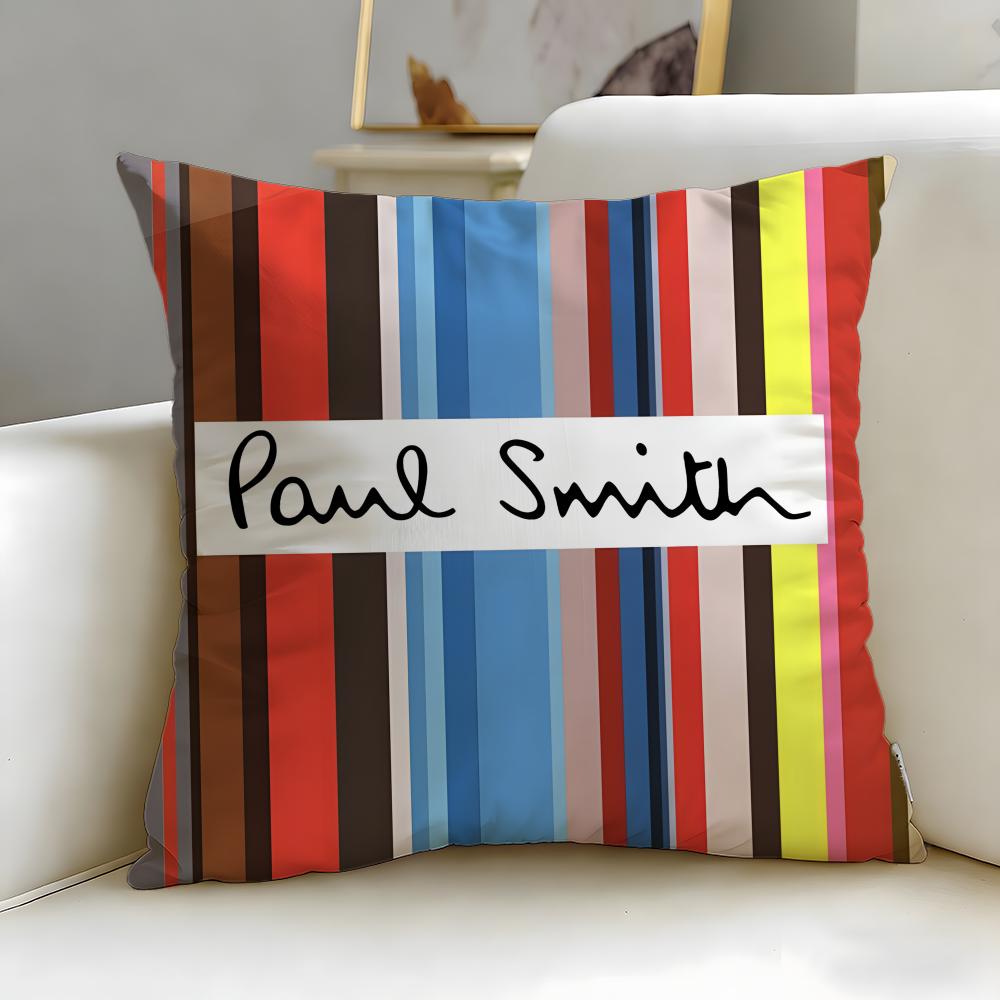 

классический модный бренд Paul Smith Наволочка Мягкая Легко стирающаяся Наволочка для подушки Универсальная для дивана кровати путешествий и офиса 30X30cm