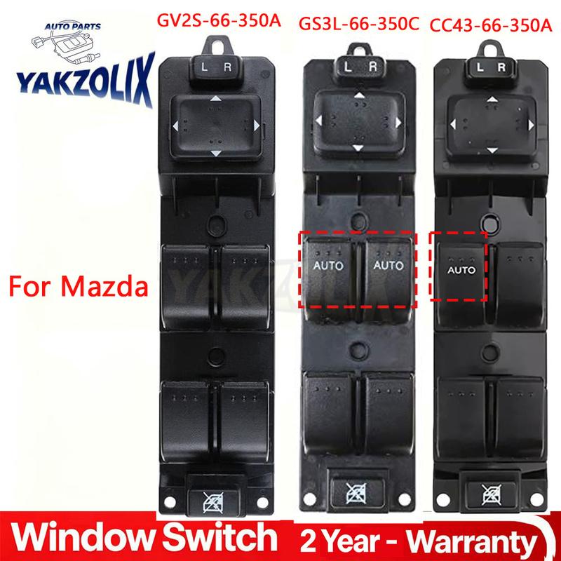 GV2S-66-350A GP7A-66-350C CC43-66-350A For Mazda 6 GG1 Mazda CX-7 Mazda Premacy Master Power Window Switch Button Car Accessorie