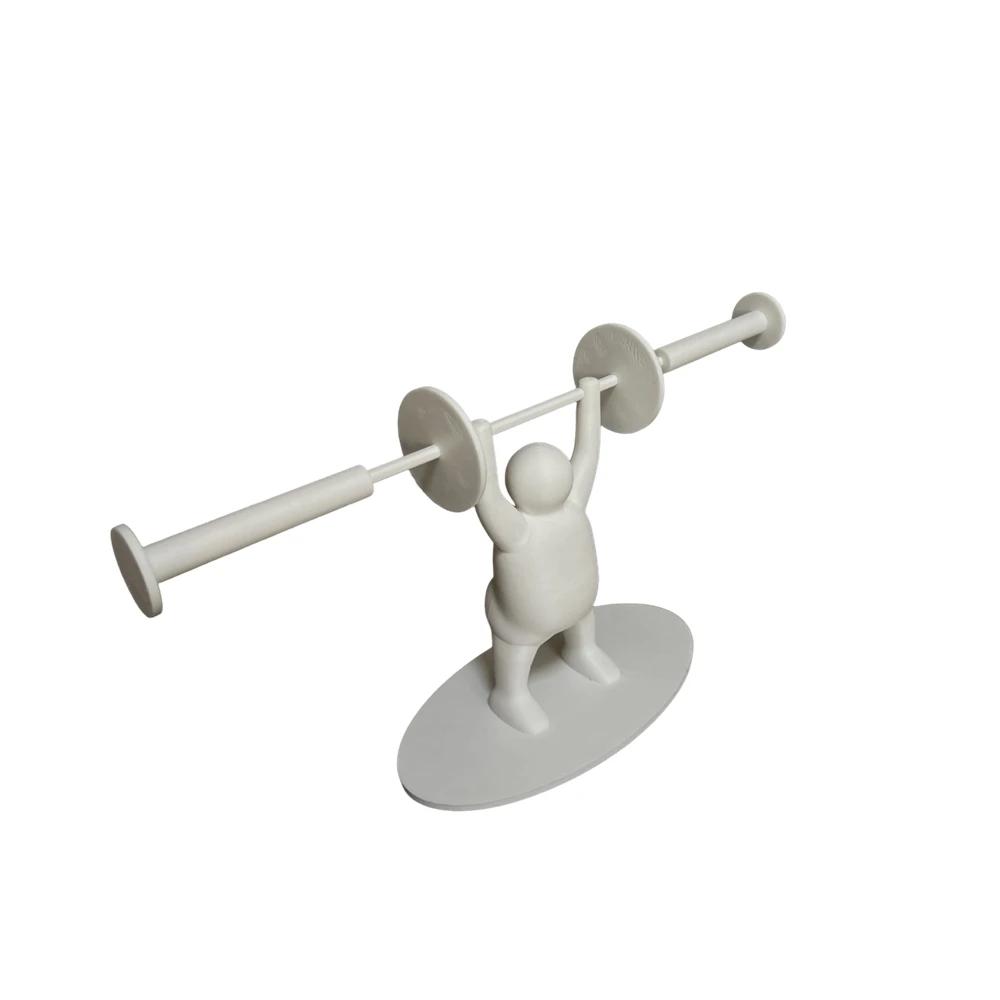 Portarotolo di Carta Igienica Divertente Stampa 3D Statuetta Bodybuilder Porta Tovaglioli Decorazione per la Casa Organizer Per Rotoli di Carta, Salviette, Asciugamani