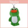 Adorable Plush Frog Keychain Cute Soft Toy Couple Student Backpack Charms