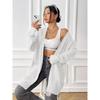 Fashion Top Coat Women's New Double Pocket Simple Casual Sweater Cardigan Solid Color Versatile Button Knitted