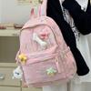 Backpack Female New Cute Female Student Schoolbag Junior High School High School College Student Class Backpack