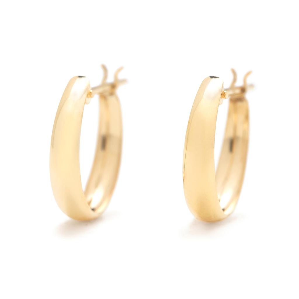 ESTELLE [Official] Women's Hoop Earrings, 10K Yellow Gold, 0202-3377-0019-0000