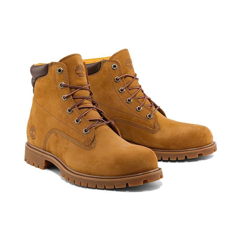 Timberland Waterville Leather Waterproof Durable Mid-Calf Outdoor Boots Men boots Medium-Brown A2E9DM