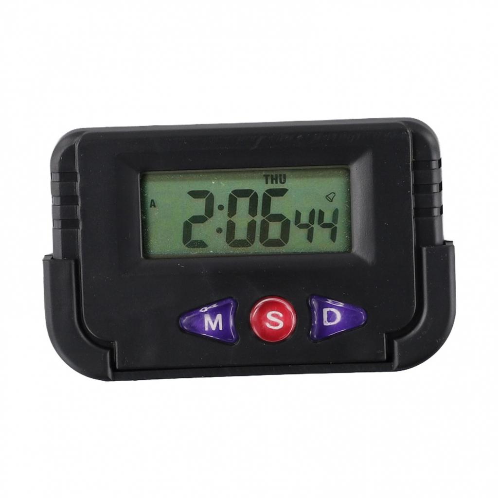 Table Clock Alarm Clock ABS Plastic Black New Reliable
