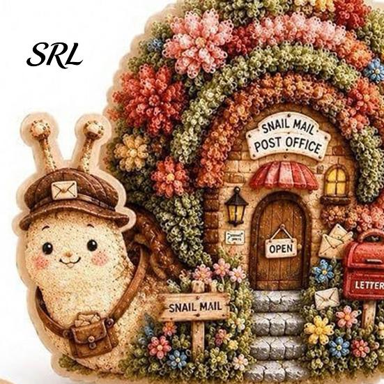 Interactive Craft for Beginners 3D House Theme Fabric Punch Needle Kit & Adults, Complete DIY No Sew Needlepoint Crafting Embroidery Kit, Easy