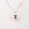 Purple Cat's Eye Gemstone 925 Sterling Silver Jewelry Pendant Anniversary Gift PP-56-41