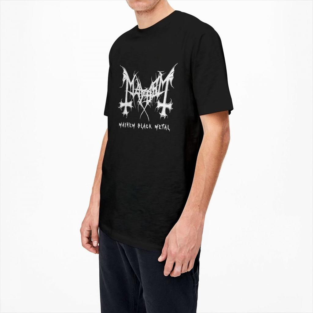 Mayhem Black Metal Band T Shirt Men Women Casual Pure Cotton T Shirt Vintage Fashion O-Neck Short Sleeve Large Size Tshirt