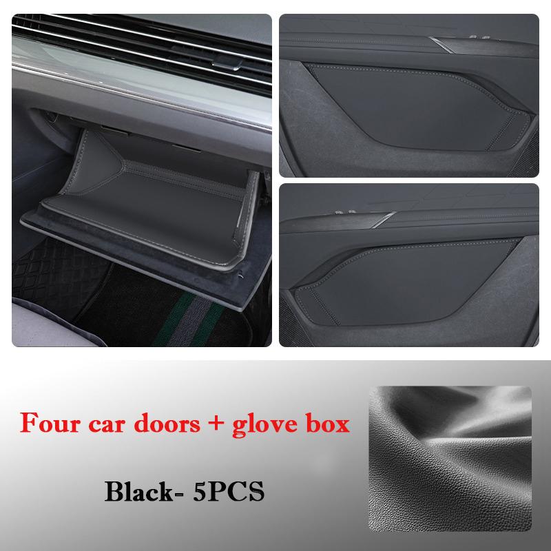 Car Door Slot Protective Pad Leather Waterproof Glove Box Mat Storage Barrel For Changan CS75 Plus 2025 2025 Auto Accessories