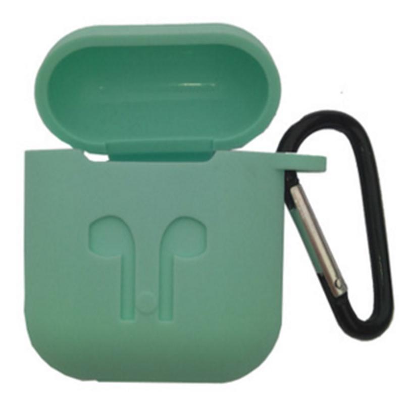 

Durable Silicone Apple Airpods Case Protector With Full Coverage And Water Resistance MintGreen