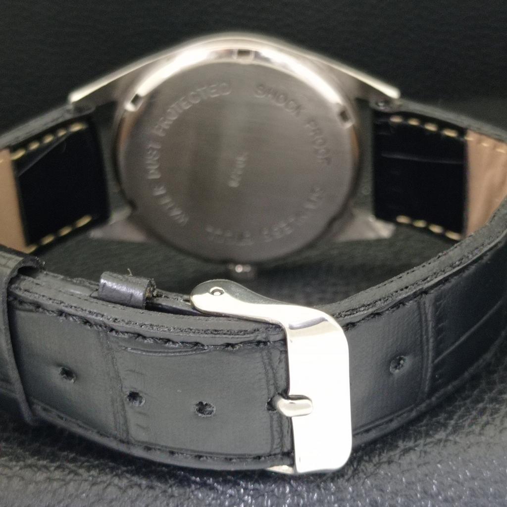 VINTAGE HMT JAWAN HAND-WINDING INDIAN MENS BLACK COLOR DIAL WATCH A700106-5