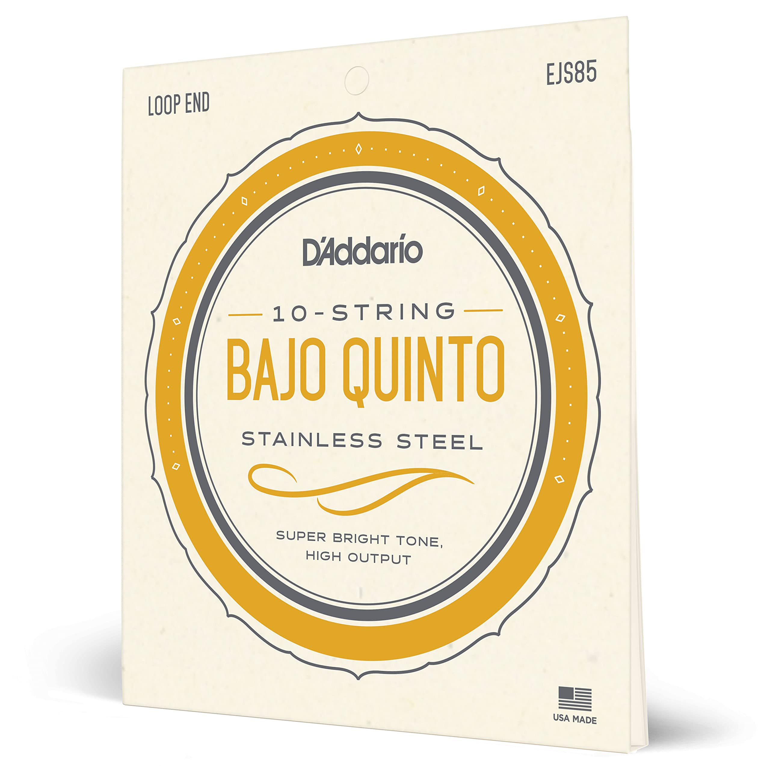 

Струны Bajo Quinto из нержавеющей стали EJS85 D Addario []