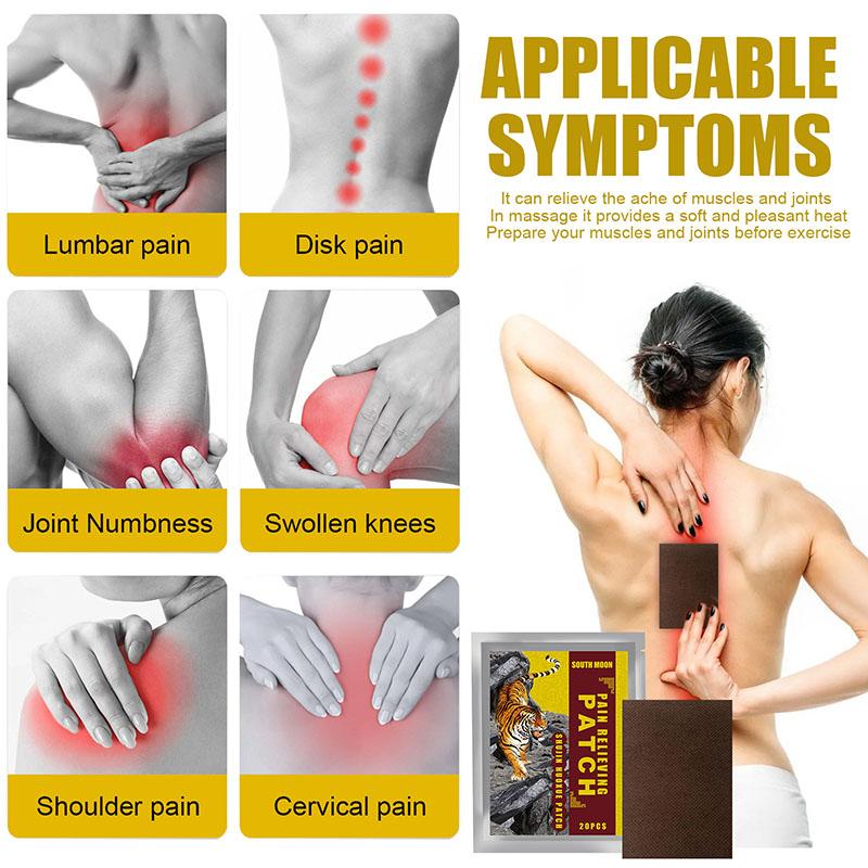 South Moon Tiger-Pflaster lindert Gelenkschmerzen, Meridian-Aktivierung, Körper-Gesundheitspflege-Patch, Gelenkpflaster