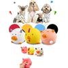 1 Pcs Dog Toys Puppy Screaming Rubber Chicken Pig Cow Toy Dog Latex Squeaky Chew Training Pet Products