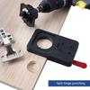 Multifunctional 35mm Woodworking Hinge Hole Opener Boring Jig Drilling Guide Locator Fixture Template for Door Cabinets