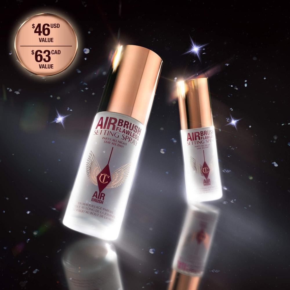 Charlotte Tilbury Mini Airbrush Flawless Setting Spray Duo Geschenkset