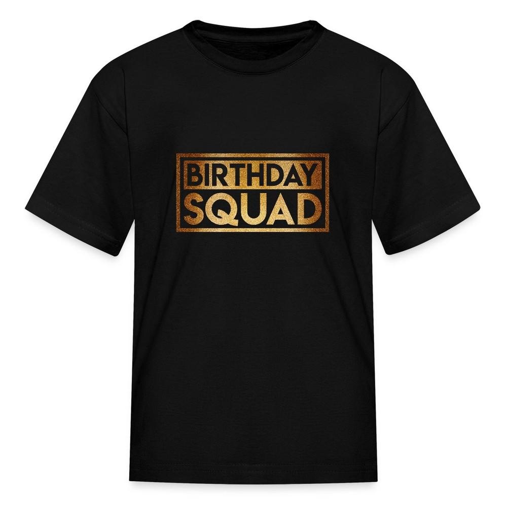 

Birthday Squad Glitter Bday Party Squad Kid s T-Shirt XL
