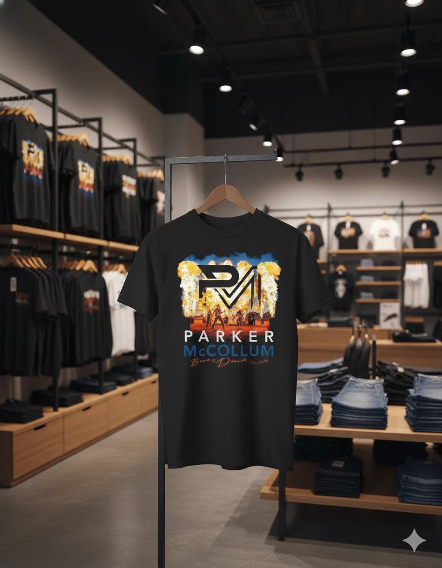 

Country Concert Flame Stage Music Tour Unisex Black T-Shirt - T805 S