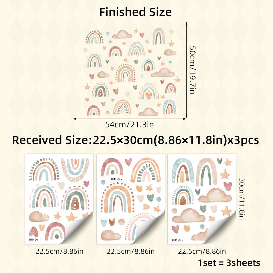 Colorful Butterflies Wall Stickers for Kids Room on Wall Decoration Children Girls Room Wall Decals Bedroom Decor for House