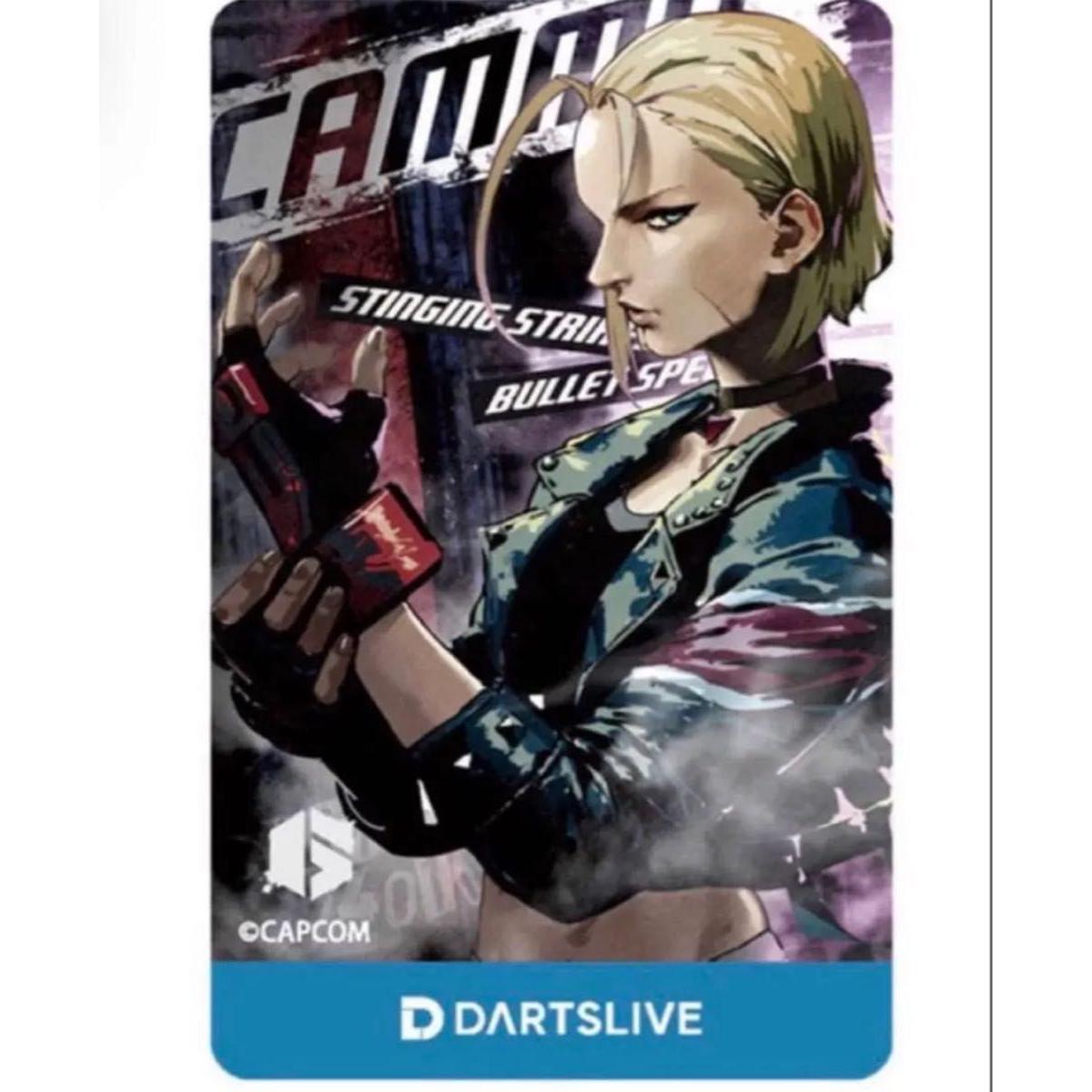 Used Cammy Limited Edition Darts Street Fighter 6 Darts Live Card