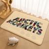 Band A-ArcticS M-Monkeys Floor Mat Floor Mat Soft Flannel Non-Slip Door  Rug for Living Room