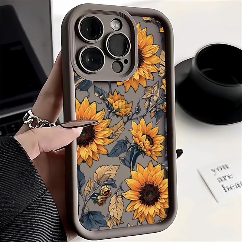 Floral Summer Thickened Anti-Fall Phone Case For Xiaomi Redmi Note 13 12 11 10 9 Pro Plus 11s 13C 12C Redmi 13 4G Cover Shell