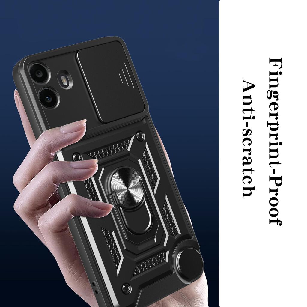 For Nothing CMF Phone 1 Case with Slide Camera Lid PC+TPU Kickstand Phone Cover