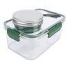 Salad Lunch Container With Dressing Compartment Reusable Portable  proof Salad Bowl for   Gym Bag
