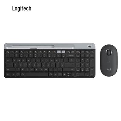 Logitech K580 Slim Multi-Device Wireless Keyboard with Pebble M350 Mouse Combo