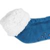 Women's And Winter Color Velvet Thickening Home Silicone Bottom Non- Knitted Tube Slippers Socks