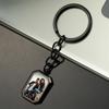 Personalisierter Foto-Schlüsselanhänger - Individueller Schlüsselanhänger mit rechteckigem/achteckigem Rahmen, Einzigartiges Geschenk für Ihn Sie