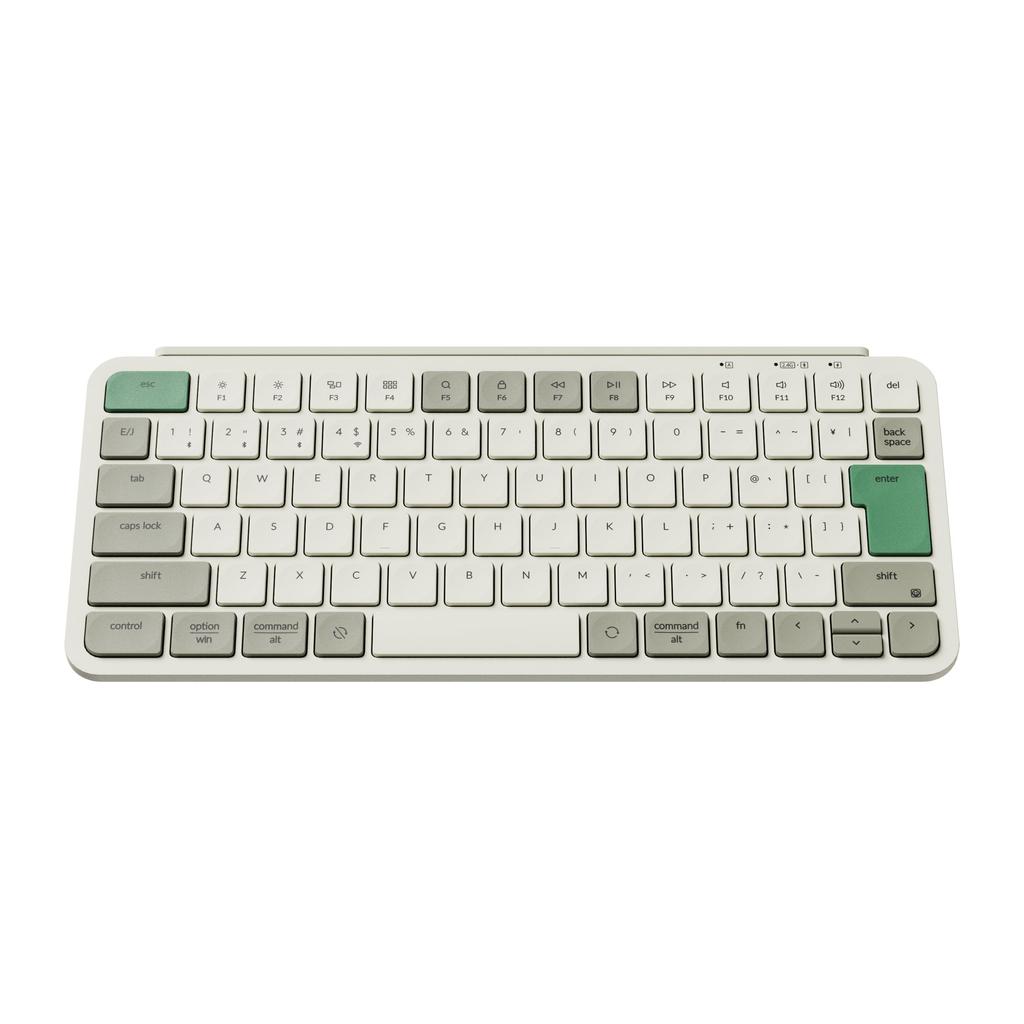 Keychron B1 Pro Wireless ZMK Scissor Long Battery Compatible with and Linux Green Kana JIS Ultra-Slim Keyboard, Customizable, Switches, 2.4