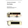 1/32 Scale Toyota Coaster Luxury Business Car Alloy Metal Die Cast Model Car Sound & Light Children Toy Gift for Kids Boy Present