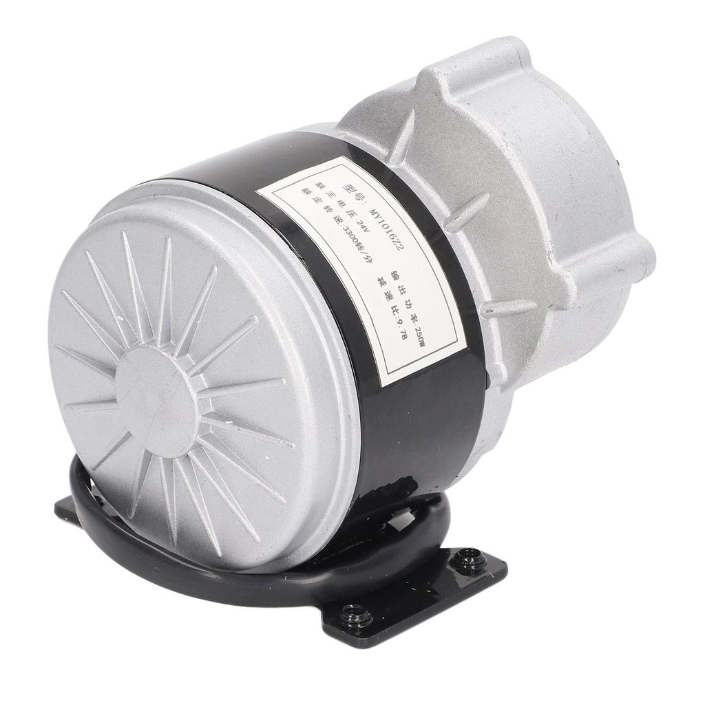 Silnik prądu stałego szczotkowy 24V 250W 13 zębów zwalniający Prądu stałego elektryczny silnik szczotkowy z podstawą do maszyn rolniczych