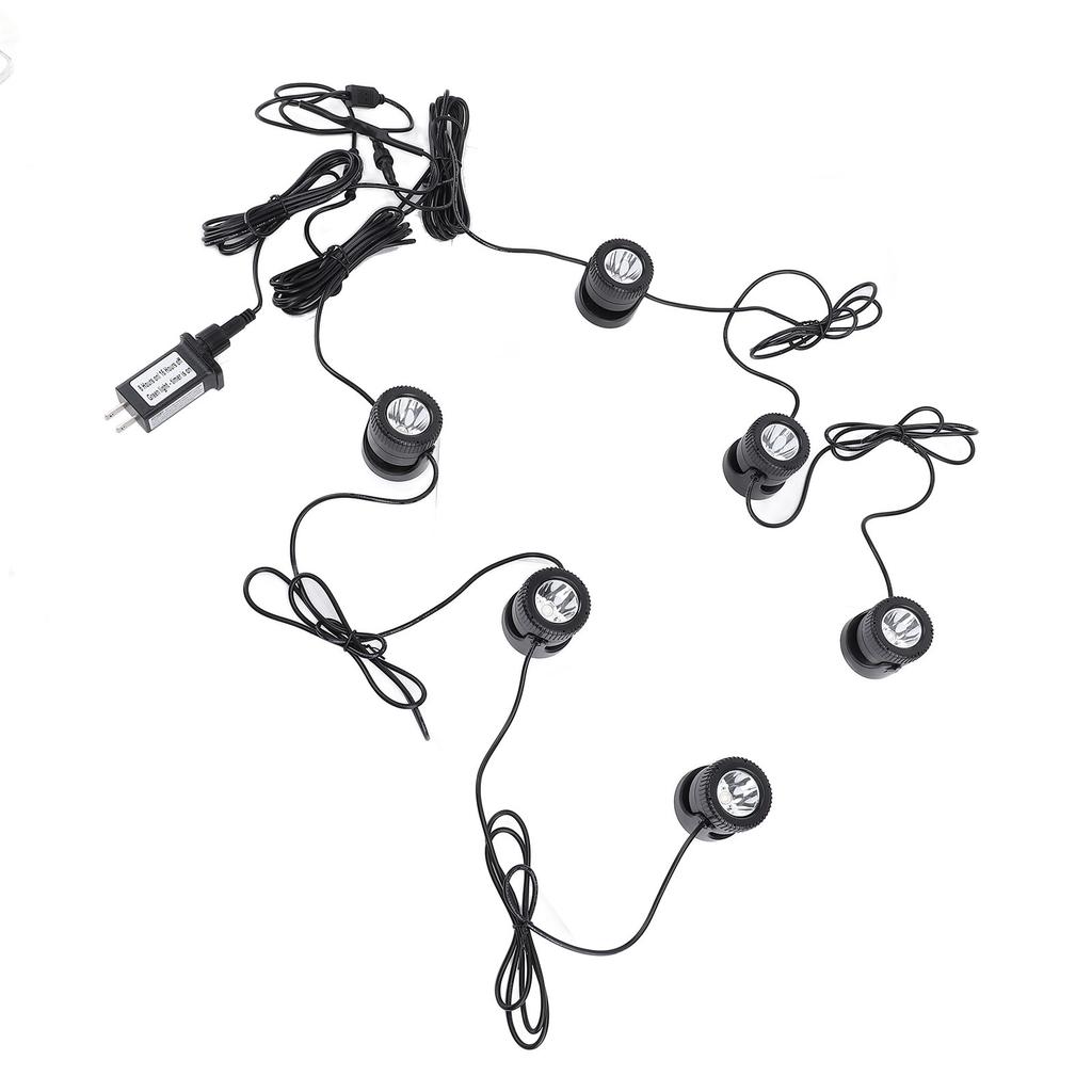 RGB Pond Lights with Timer LED Submersible Underwater Colorful Landscape Spotlight Remote Control